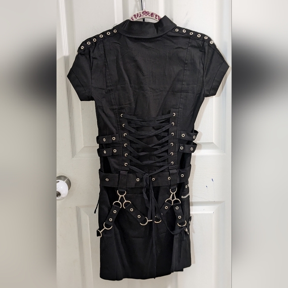 Bondage style zip dress from Orchard Bloom size SM - Picture 2 of 5